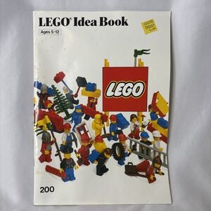 LEGO Idea Book 200 Vintage 1985 Ages 5-12 WITH‎ STICKERS